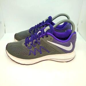 Nike Zoom Winflo 3 Running Sneakers Shoes Women's Size 6 Purple Grey Nike Colorf